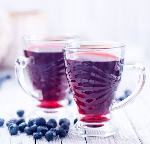 juicing blueberry