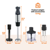 Thumbnail for best stick blender australia hand immersion blender set ergonomix handle bpa free