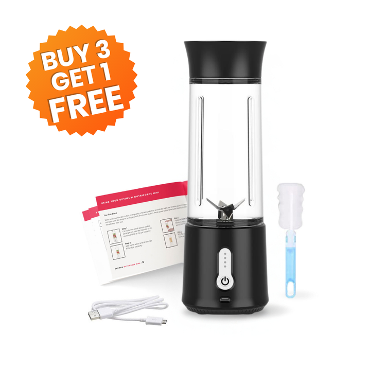 Nutriforce mini buy 3 get 1 free offer portable blender 500ml black
