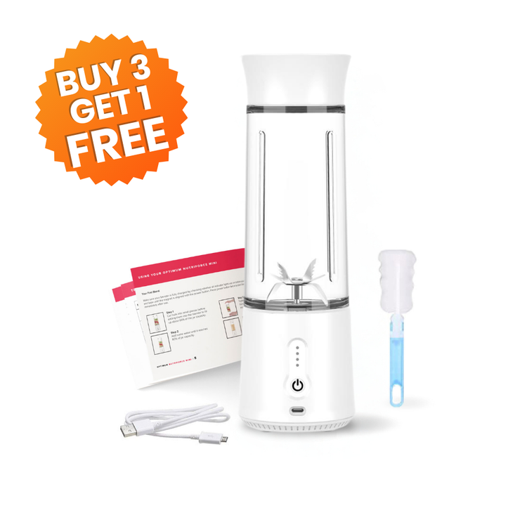 Nutriforce mini buy 3 get 1 free offer portable blender 500ml white