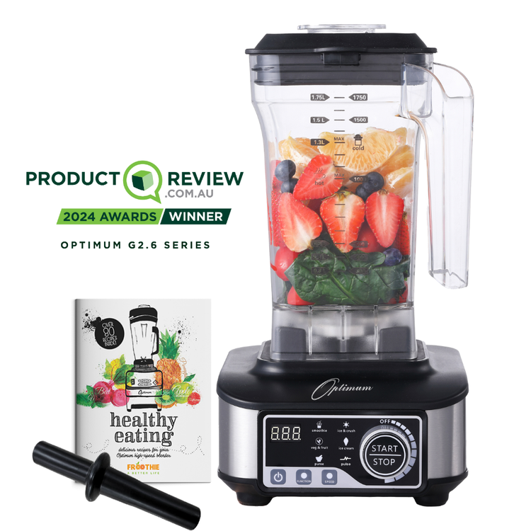 optimum g2.6 best blender for smoothies, smoothie maker - productreview award winner silver
