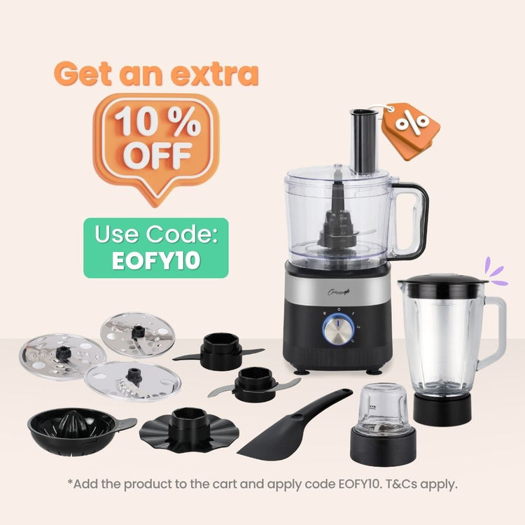 Optimum 8 Cup Food Processor - Powerful, Versatile And Compact