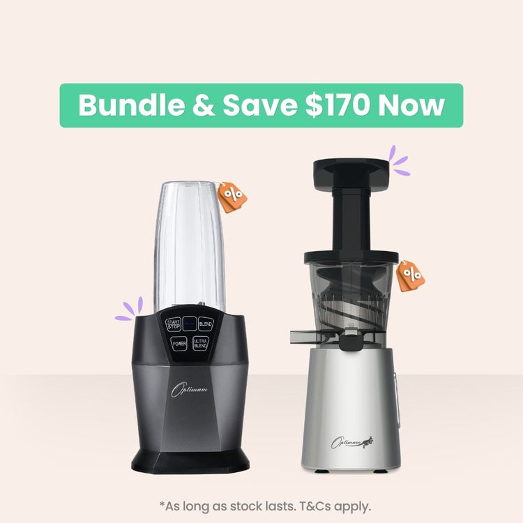 The Healthy Habit Duo - Nutriforce 2.0 Extractor & 600M Cold Press Juicer