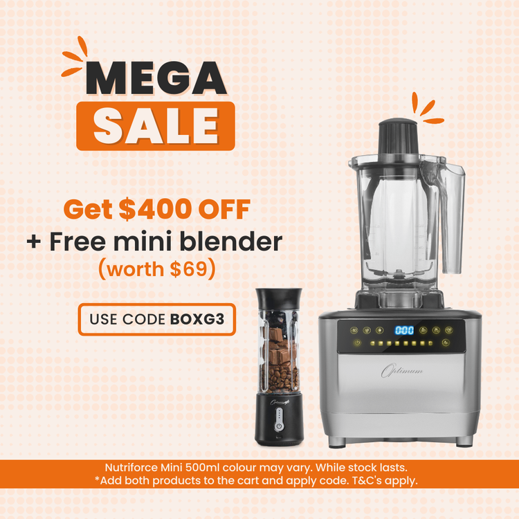 optimum g2.3 platinum series induction high-speed best blender black smoothie maker, powerful 1500 watts, silver