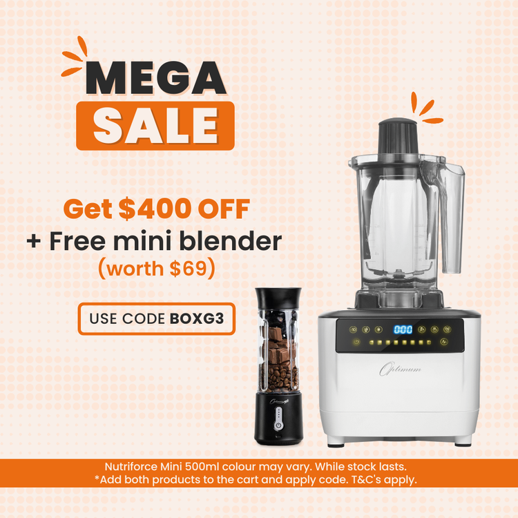 optimum g2.3 platinum series induction high-speed best blender black smoothie maker, powerful 1500 watts, white