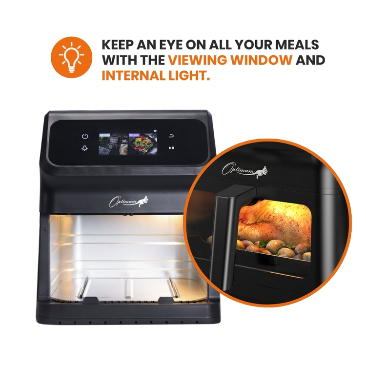 best air fryer australia optimum healthyfry3.0 internal night viewing window