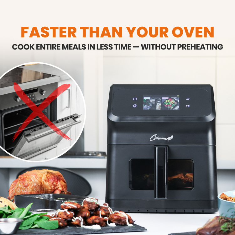 best air fryer australia optimum healthyfry3.0 modern faster than an oven