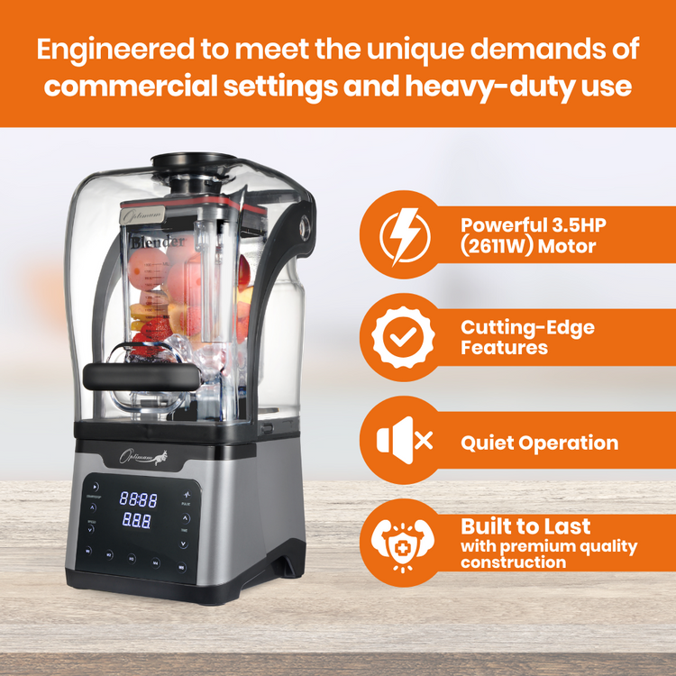 best commercial blender optimum 9400x test winner with accessories no sound cover ice blender powerful quiet