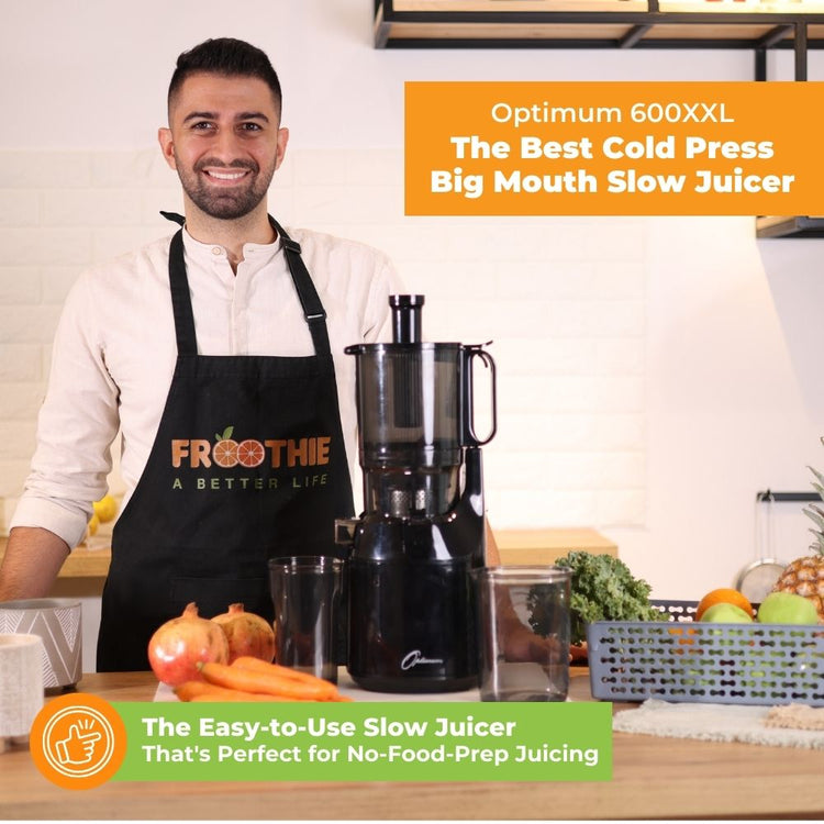 optimum 600xxl best cold press slow juicer award winner Australia easy to use big mouth
