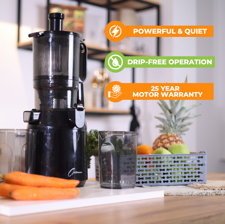optimum 600xxl best cold press slow juicer award winner Australia quiet