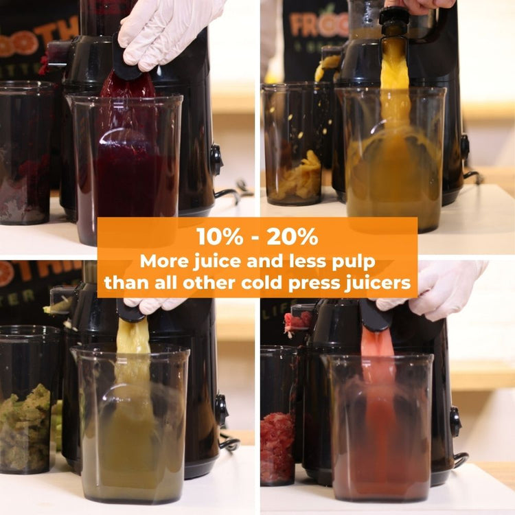 optimum 600xxl best cold press slow juicer award winner Australia more juice less pulp
