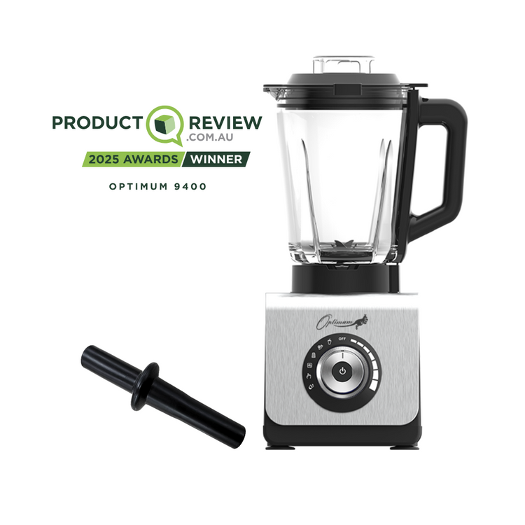 optimum 9400 essential food blender smoothie drink maker with glass jug silver