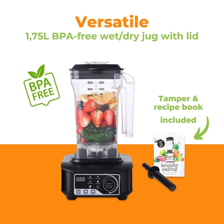 optimum g2.6 best blender for smoothies, smoothie maker - productreview award winner black