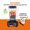 Thumbnail for optimum g2.6 slim best smoothie maker australia, 1.75l bpa free jug, free tamper and recipe book