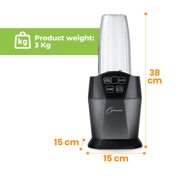 optimum nutriforce 2.0 extrator smoothie maker dimensions size weight