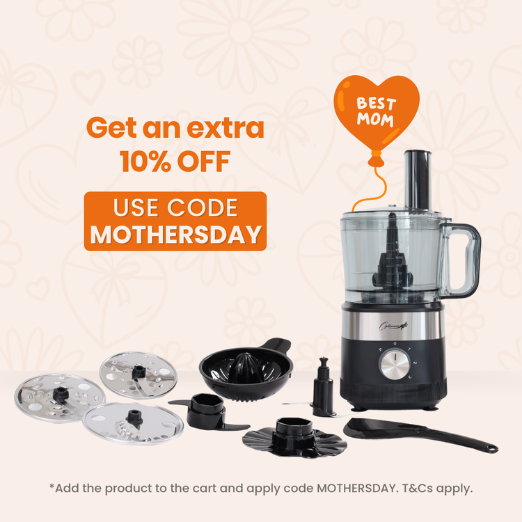Optimum 8 Cup Food Processor - Powerful, Versatile And Compact