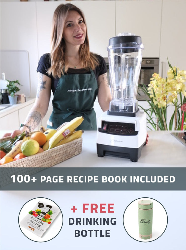 Optimum 9200A Power Blender + 600M Cold Press Juicer Bundle