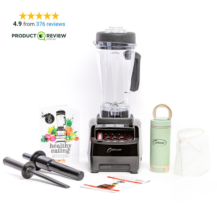 Optimum 9200A Power Blender + 600M Cold Press Juicer Bundle