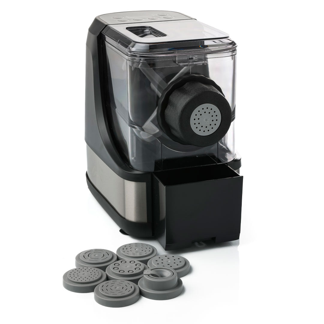 The Optimum Mamma Mia - Pasta Maker, Juicer, Slicer & Shredder All In 1 Appliance!