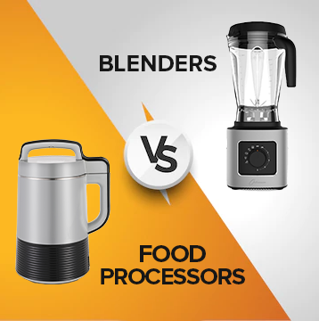 food processors vs blenders