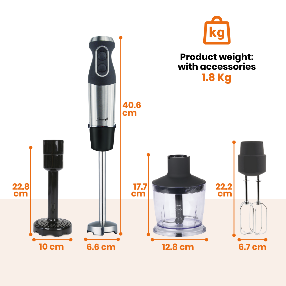 Optimum Stick Blender - Best Hand Blender Set – Froothie Australia