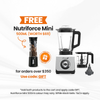 Thumbnail for optimum 9400 essential food blender smoothie drink maker with glass jug silver garlic peeler bpa free plastic jug stainless steel jug