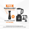 Thumbnail for optimum 9400 essential food blender smoothie drink maker with glass jug black  garlic peeler bpa free plastic jug stainless steel jug