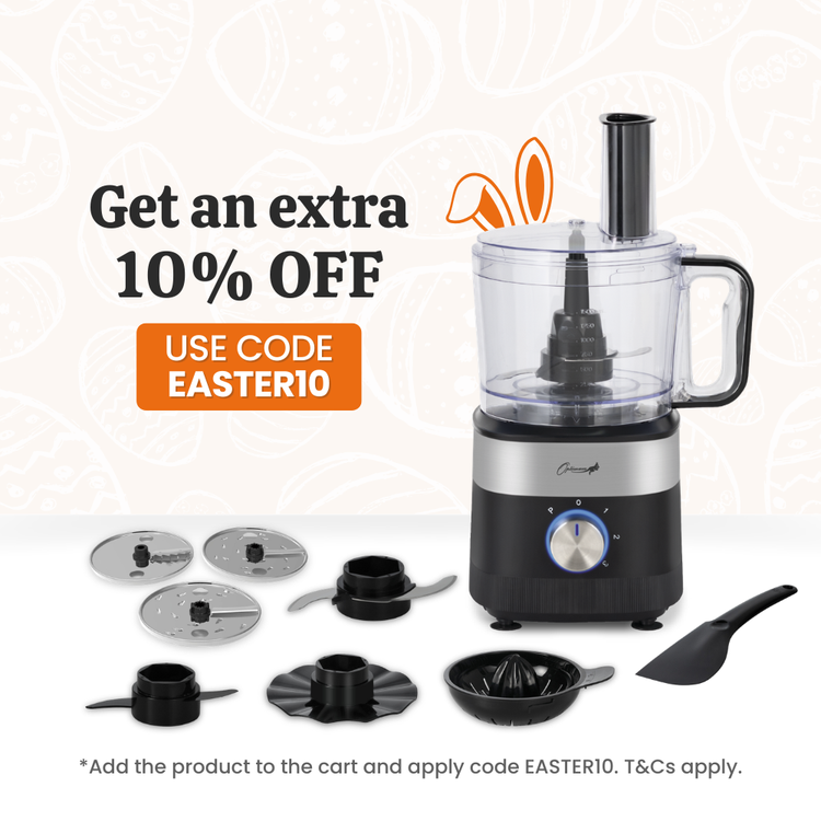 Optimum 8 Cup Food Processor - 7 Attachment Set