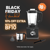 Thumbnail for optimum 9400 essential food blender smoothie drink maker with glass jug black garlic peeler bpa free plastic jug stainless steel jug special black friday discount