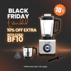 Thumbnail for optimum 9400 essential food blender smoothie drink maker with glass jug silver garlic peeler bpa free plastic jug stainless steel jug special black friday discount