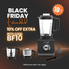 Thumbnail for optimum 9400 essential food blender smoothie drink maker with glass jug black  garlic peeler bpa free plastic jug stainless steel jug special black friday discount