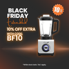 Thumbnail for optimum 9400 essential food blender smoothie drink maker with glass jug silver special black friday discount