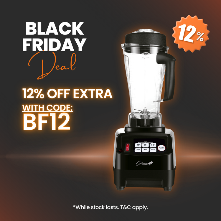 optimum 8200 best high speed blender Australia froothie award winner black special black friday discount