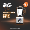 Thumbnail for optimum 9400 essential food blender smoothie drink maker with glass jug silver special black friday discount