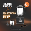 Thumbnail for optimum 9400 essential food blender smoothie drink maker with glass jug black  garlic peeler bpa free plastic jug stainless steel jug special black friday discount