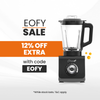 Thumbnail for optimum 9400 essential food blender smoothie drink maker with glass jug black mothers day