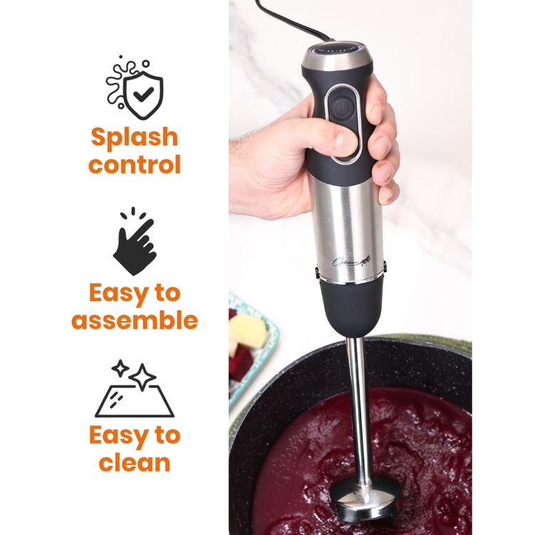 best stick blender australia hand immersion blender set splash control easy to clean