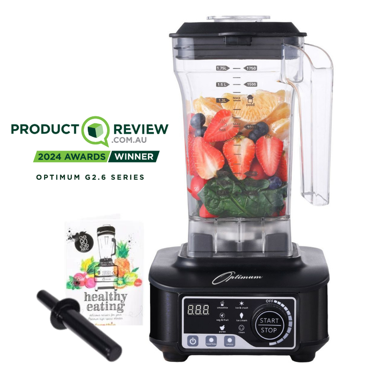 optimum g2.6 best blender for smoothies, smoothie maker - productreview award winner black