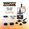 Thumbnail for optimum best food processor australia 8 cup versatile attachments special black friday discount