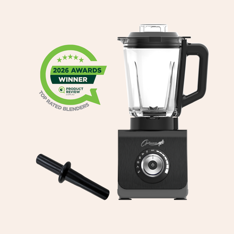 optimum 9400 essential food blender smoothie drink maker with glass jug black 