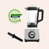 Thumbnail for optimum 9400 essential food blender smoothie drink maker with glass jug silver