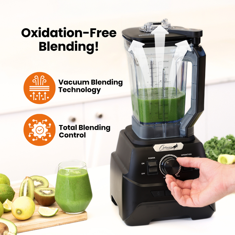 Optimum 9400 Vacuum Blender – Next Level Smoothies Made Easy with Vacuum Technology