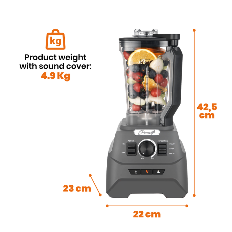 optimum 9400 vacuum blender vacuum blending award winner best australia dimensions size weight