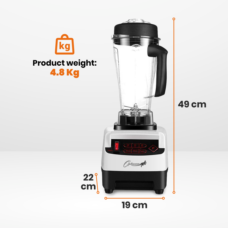 optimum 9200a high speed food blender dimensions size weight