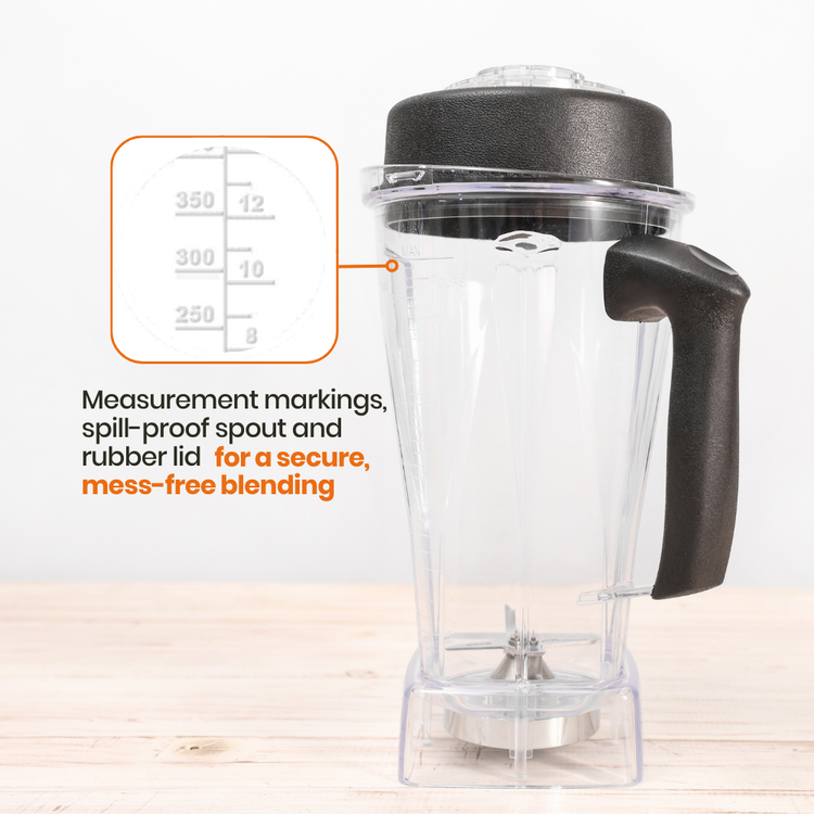 froothie best high speed blender optimum 9200A award winner powerful 2611 watts, 2l bpa free jug wet dry use, measurement markings