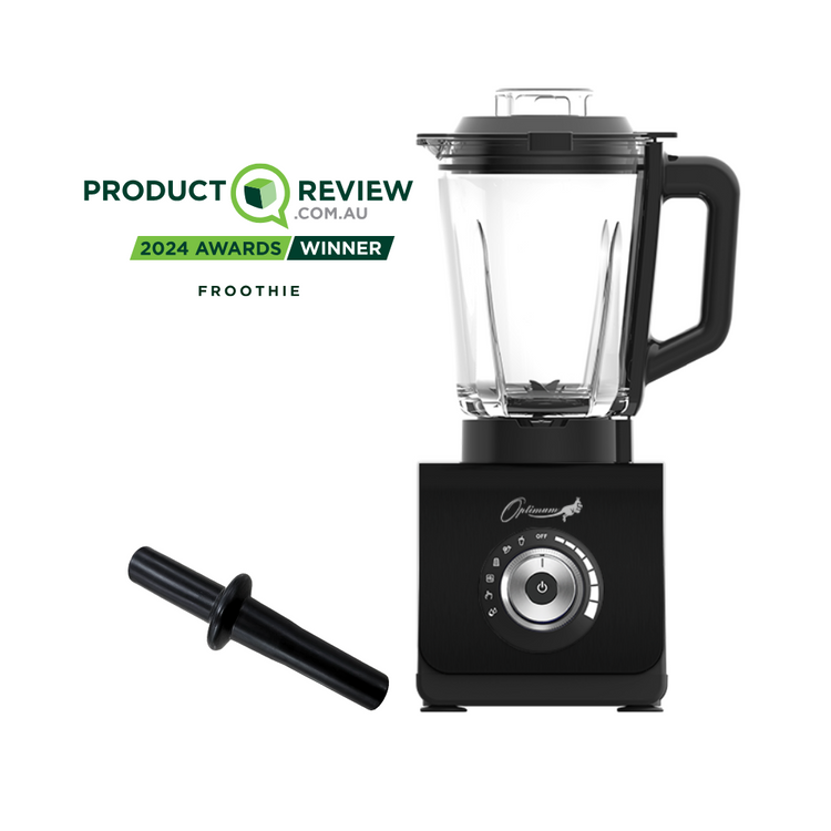 optimum 9400 essential food blender smoothie drink maker with glass jug black 