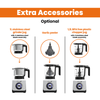 Thumbnail for optimum 9400 essential best food blender smoothie maker award winner optional accessories