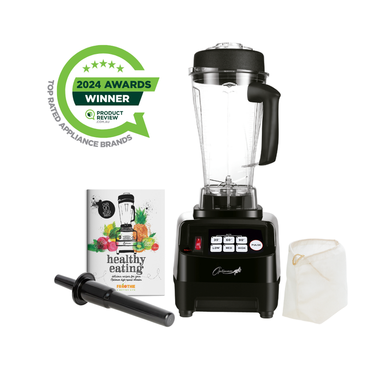 optimum 8200 best high speed blender Australia froothie award winner black