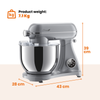 Thumbnail for optimum bon appetit stand mixer kitchenaid competitor powerful big capacity multiple attachments LED display