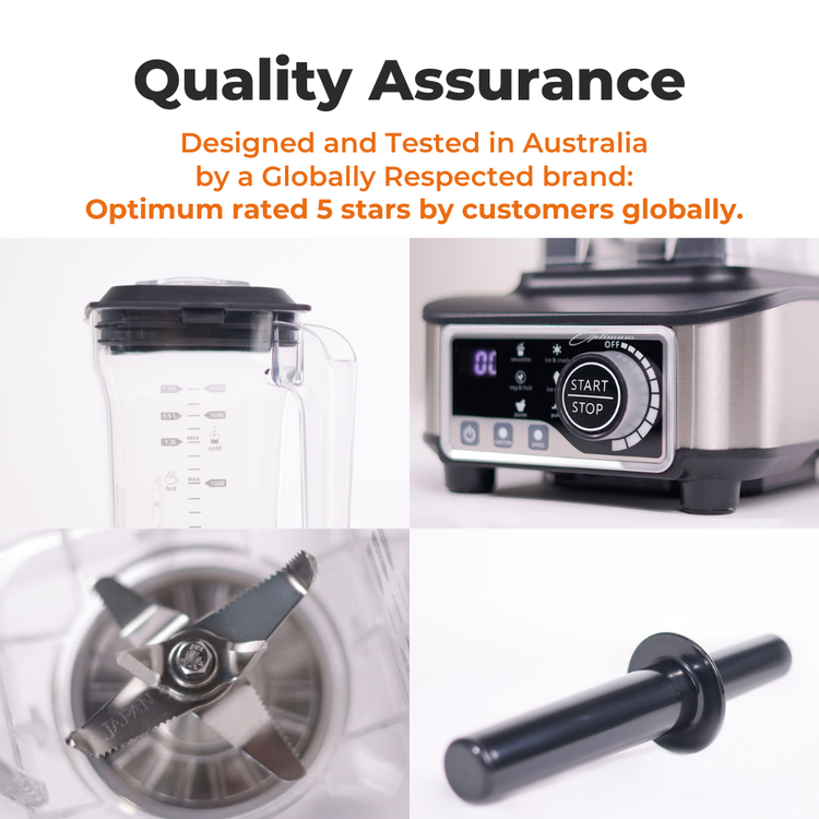 optimum g2.6 best blender for smoothies, smoothie maker - productreview award winner black